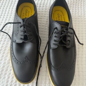 Cole Haan Black and Yellow Men's Oxfords